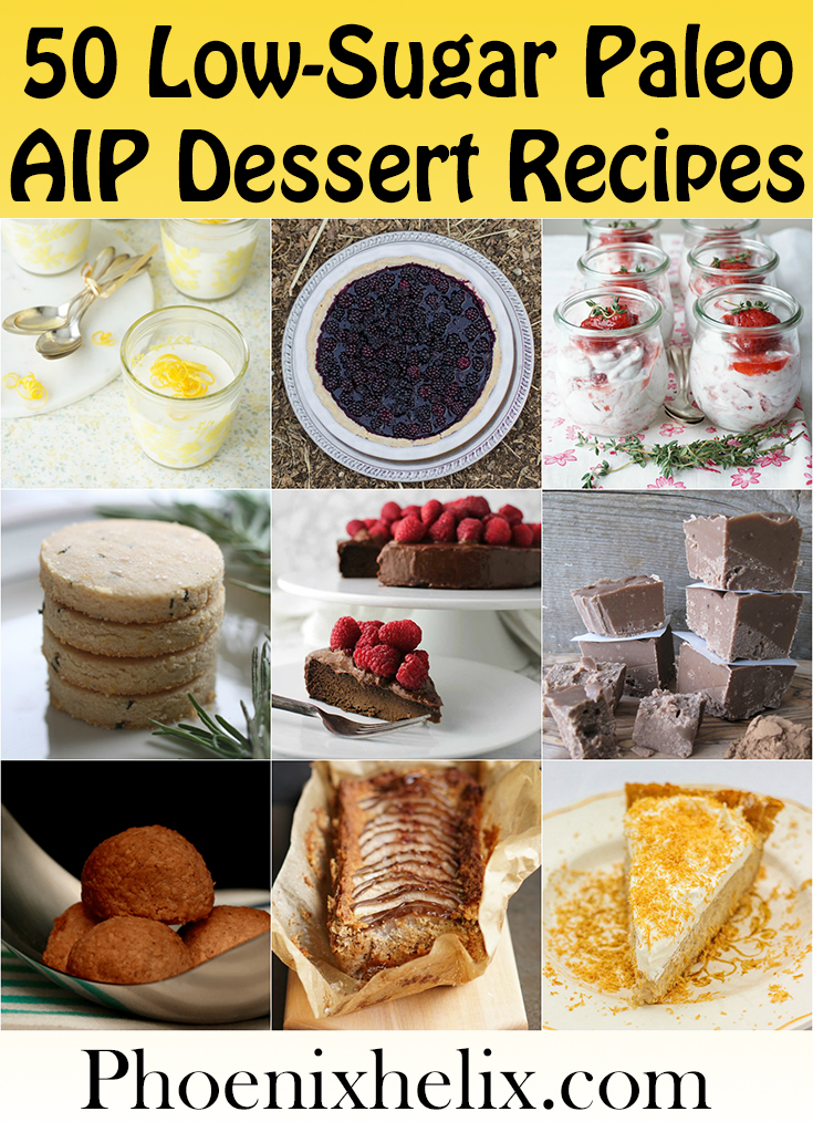 50 LowSugar Paleo AIP Dessert Recipes Phoenix Helix