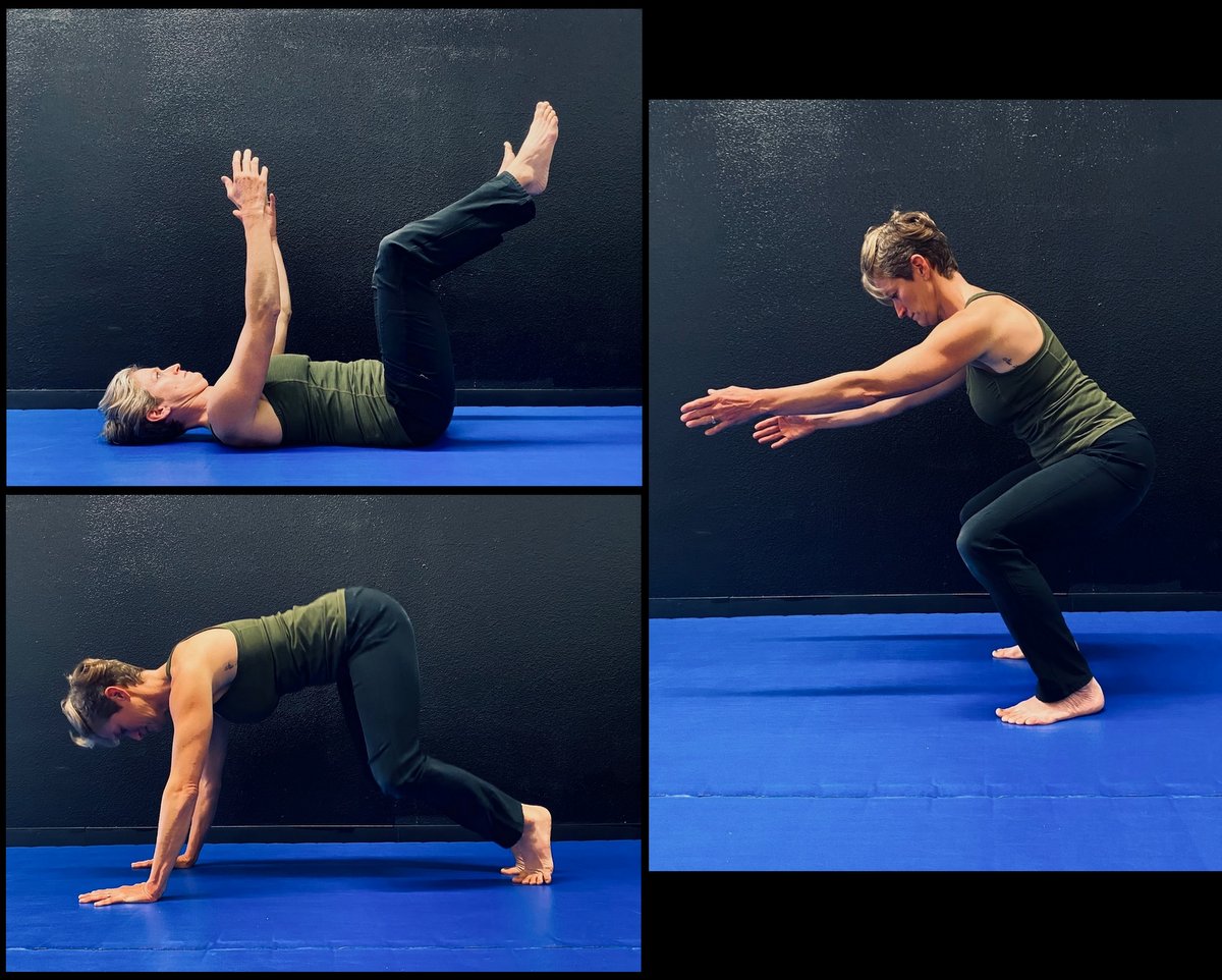 Maggie demonstrating 3 DNS exercises